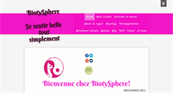 Desktop Screenshot of bioty-sphere.com